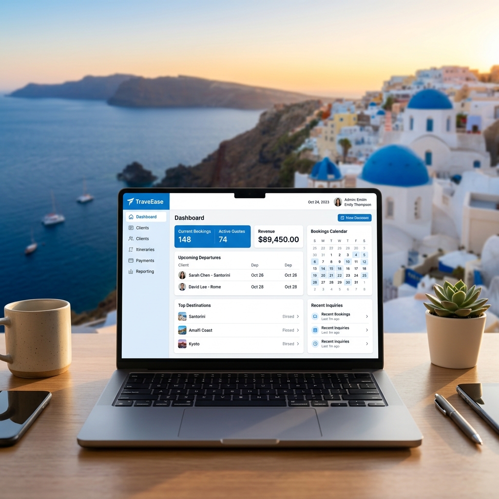 Travel agency dashboard